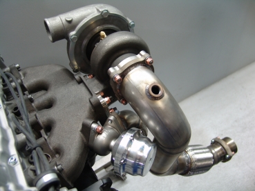 VR6 Turbo Hosenrohr / Downpipe 76mm