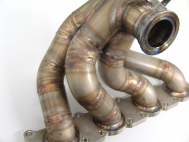 Längseinbau 1.8t Turbokrümmer mit T3 Flansch und WG-Anschluss