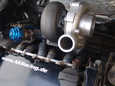 VR6 Stoßaufladungskrümmer mit T4-Flansch und WG-Anschluss