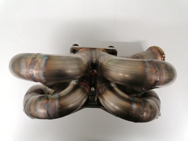 16V Turbo Krümmer mit T3 Flansch und Tial MV-S oder F38 Wastegateanschluss