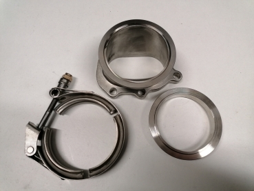 Garrett GT25-28R 3" (76mm) V-Band 5-Loch Verschraubung