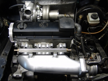 8V Querstromkopf Krümmer mit T4 Flansch