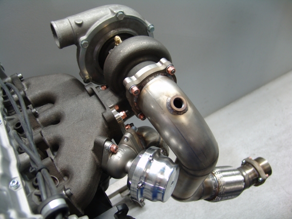 VR6 Turbo Hosenrohr / Downpipe 76mm