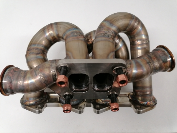 16V Turbo Twin-Scroll-Krümmer mit T4 Flansch