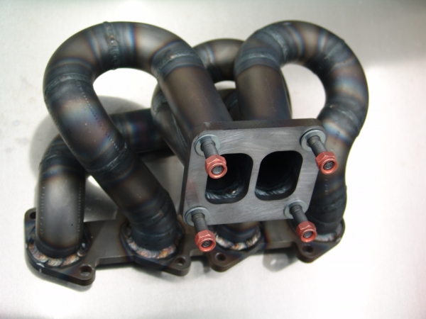 16V Turbo Twin-Scroll-Krümmer mit T4 Flansch
