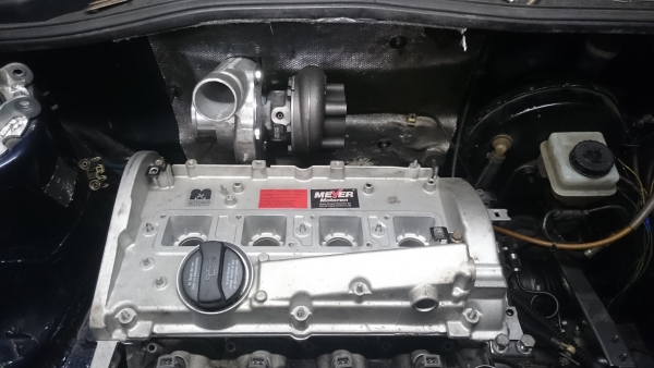 1,8T Turbokrümmer mit T25 Flansch
