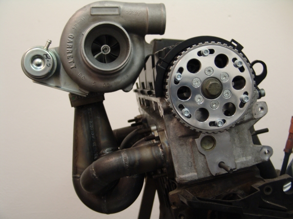 8V Turbokrümmer mit T25 Flansch