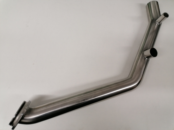 Edelstahl-Bypassrohr (jetzt neu, mit O-Ring)