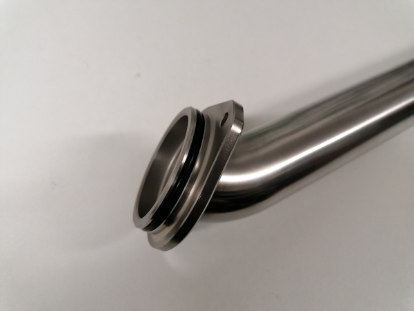 Edelstahl-Bypassrohr (jetzt neu, mit O-Ring)