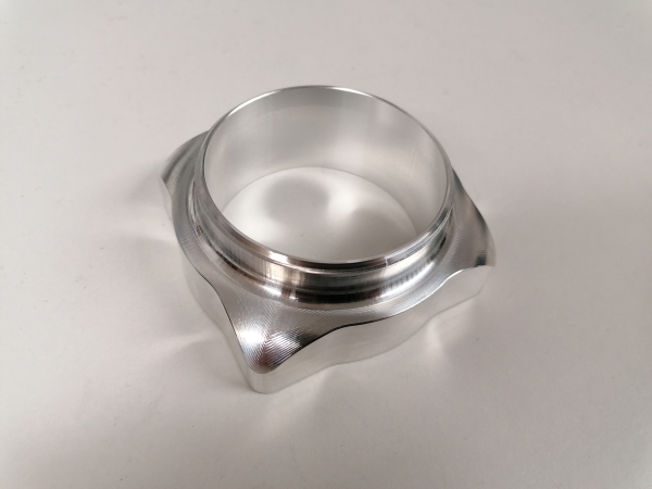 R32 Drosselklappenflansch mit O-Ring und 80 oder 90mm Stutzen