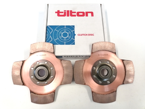Tilton Kupplungsscheiben für 185mm Zweischeibenkupplung Verzahnung 23x3,14 für 02M, 02Q, 01E Getriebe