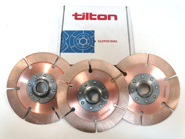 Tilton Kupplungsscheiben für 185mm Dreischeibenkupplung Verzahnung 1-5/32 x 26 Tiguan 8 Niet-Nabe