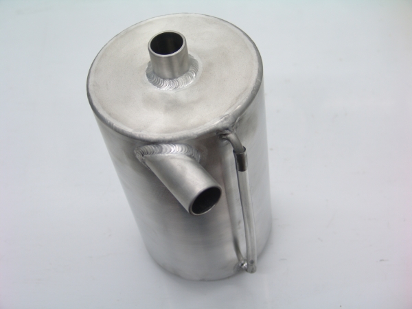Aluminium Öl-Catchtank rund 2l