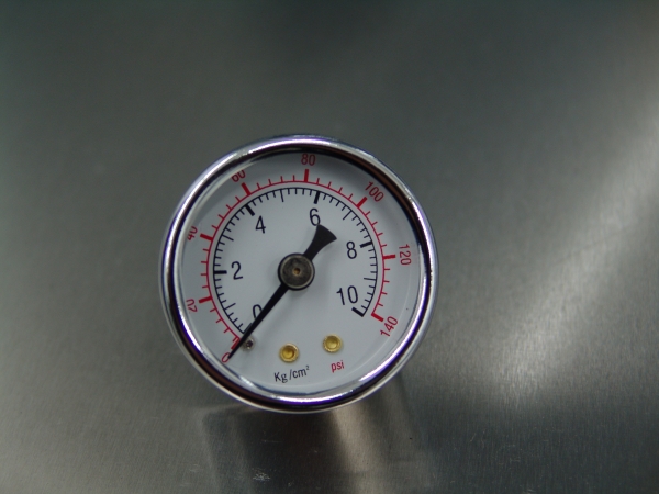 Benzindruck-Manometer bis 10 bar