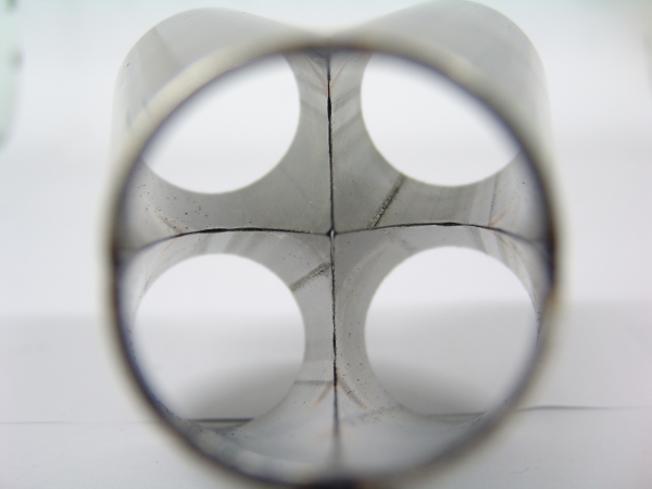 4 Zylindersammler für Rohrkrümmer CNC gefräst